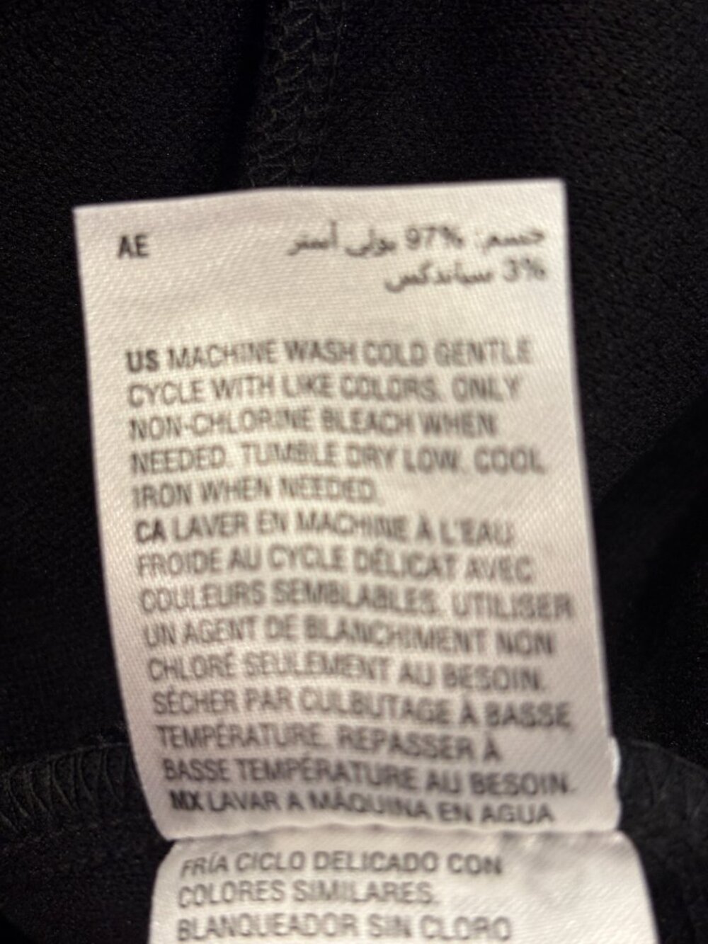 Bar III Black Open Front Blazer 3/4 Sleeve 3X NWT - Picture 7 of 7